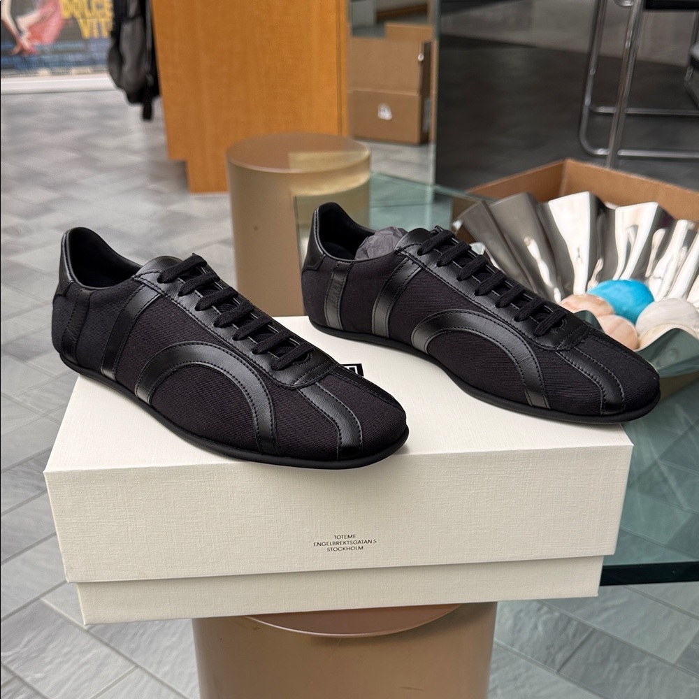 Toteme Black Sneakers